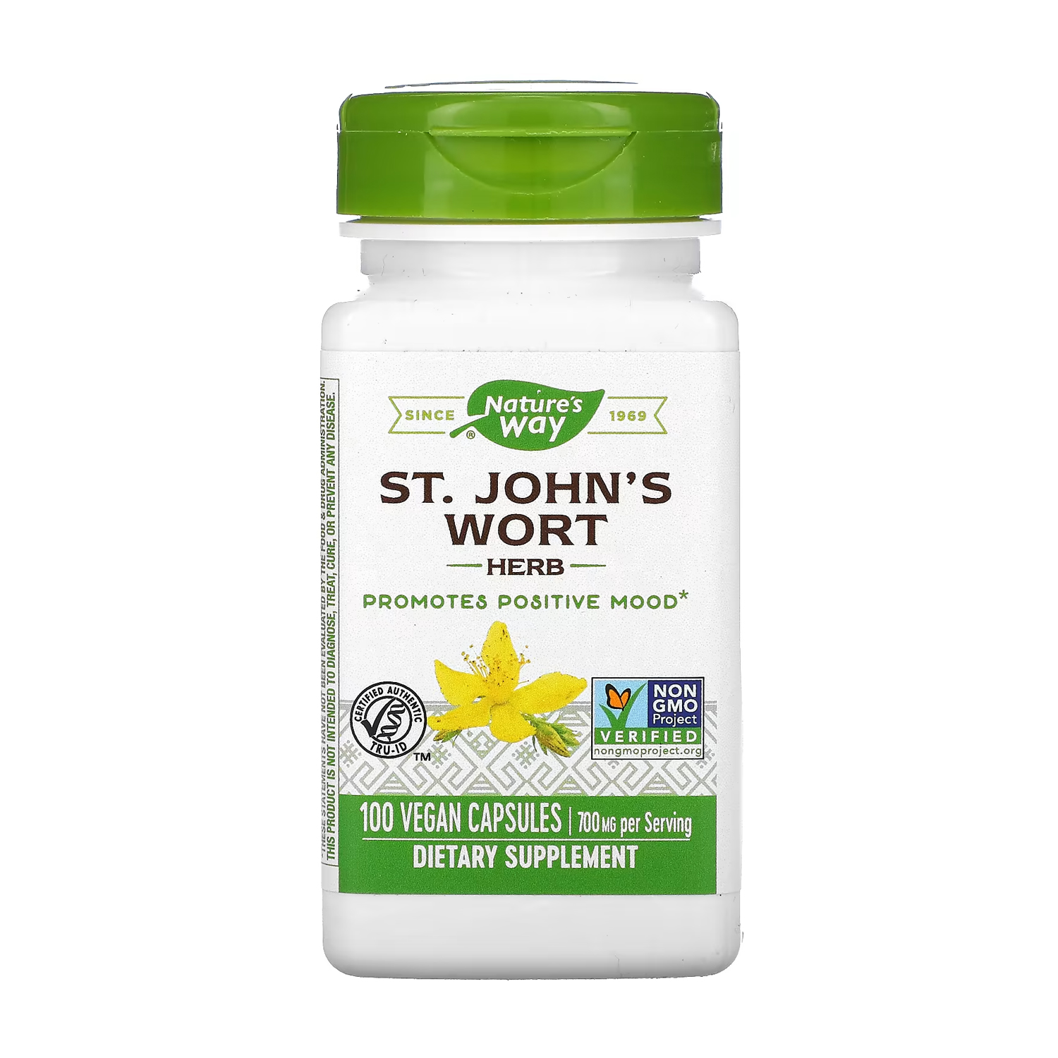 Звіробій Nature's Way St. John's Wort 700 мг, 100 капсул